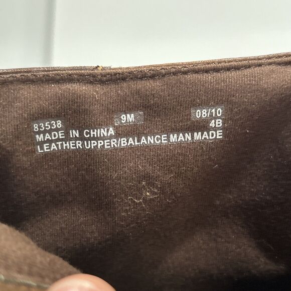 Clarks Bendables Boots Womens 9 Bootie Brown Leather Comfort Slouch Front Zip - Picture 4 of 12